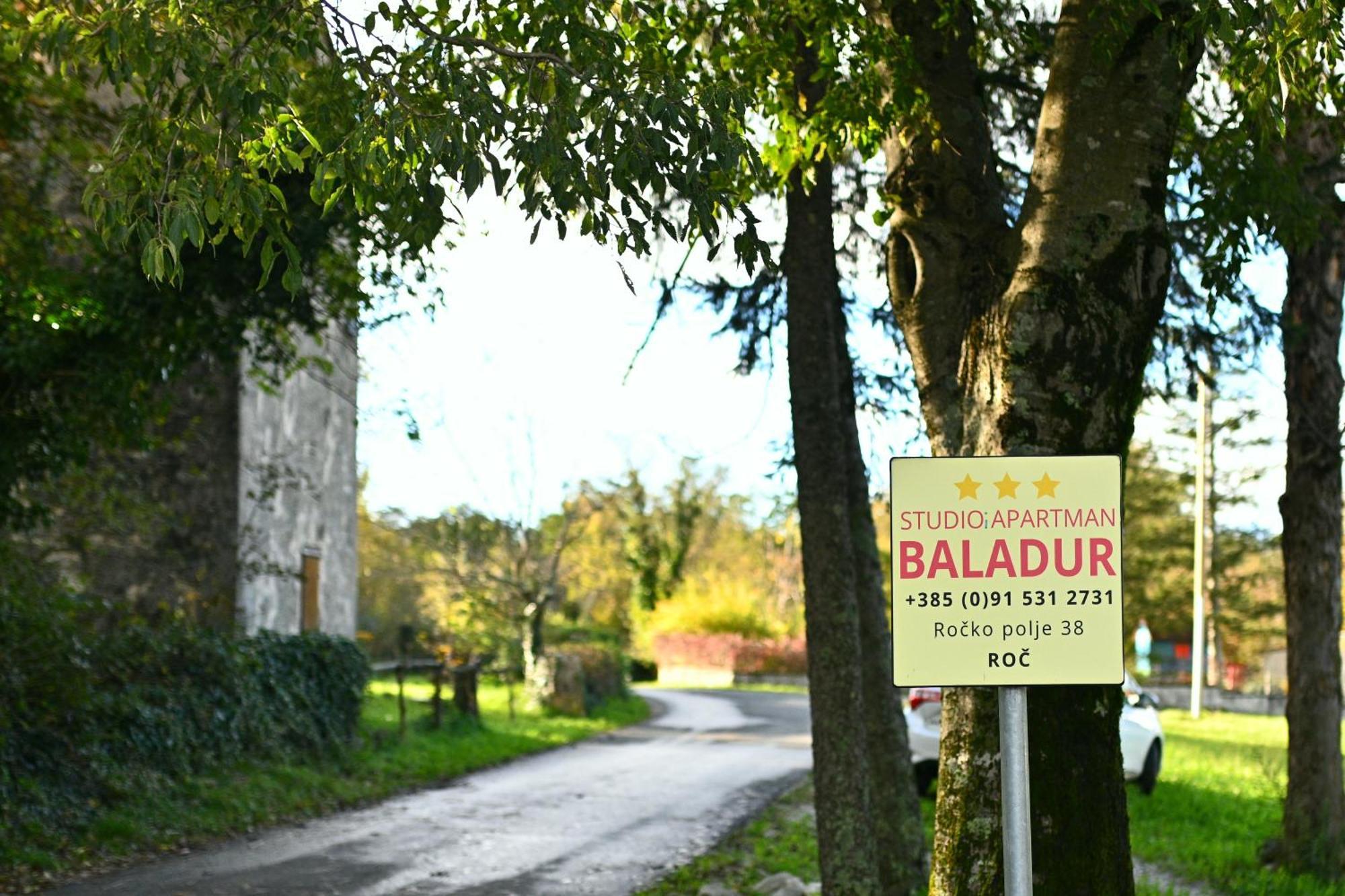 Apartman Studio Baladur Roč Εξωτερικό φωτογραφία